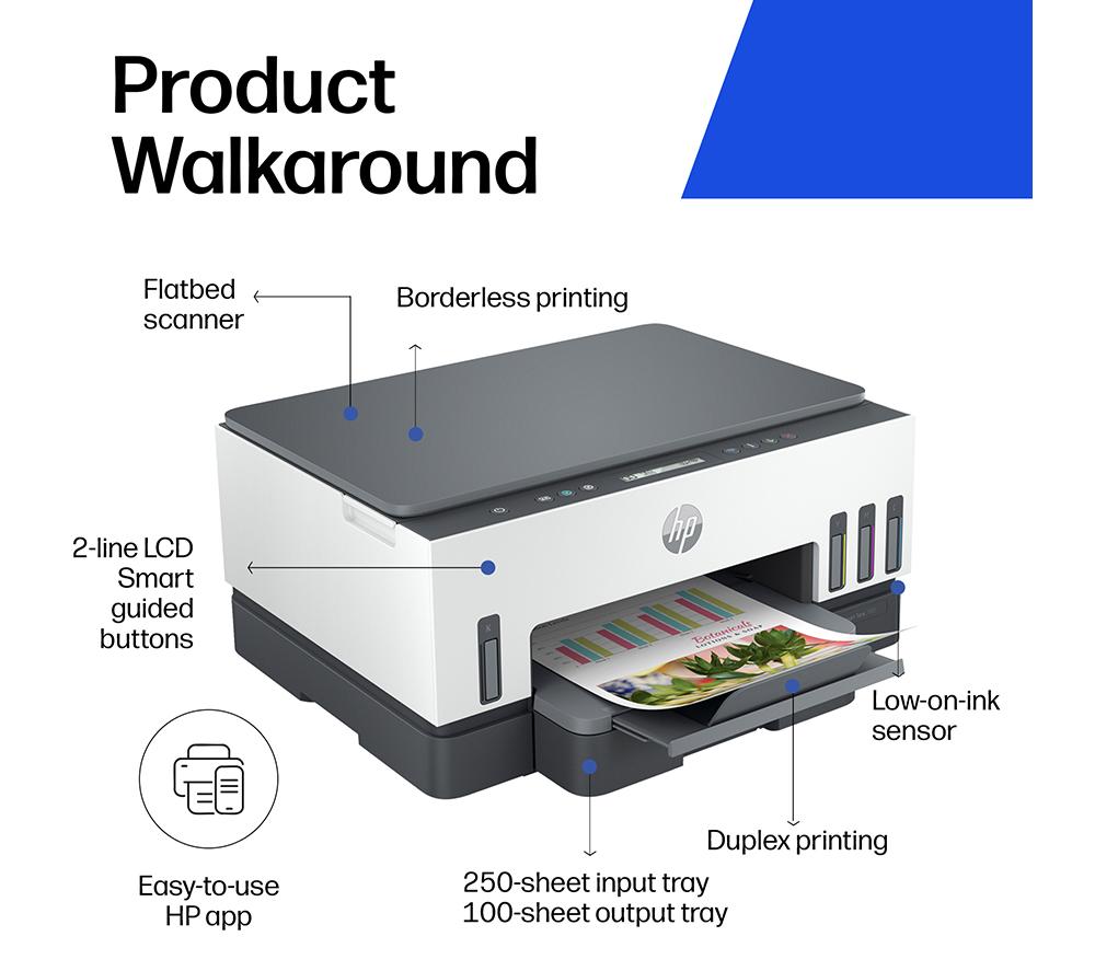 HP Smart Tank 7005 All-in-One Wireless Inkjet Printer image number 5 of 22