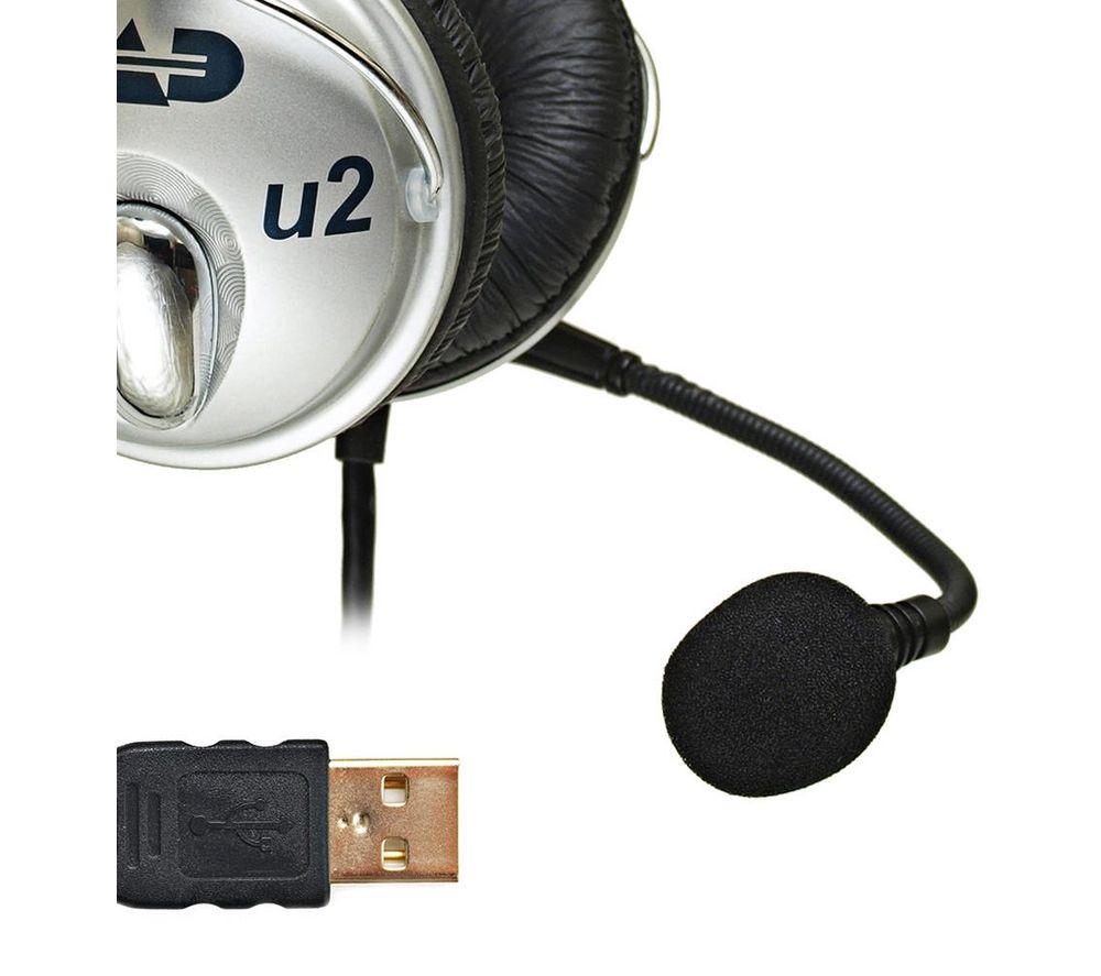 CAD U2 2.0 Headset - Silver & Black image number 3 of 3