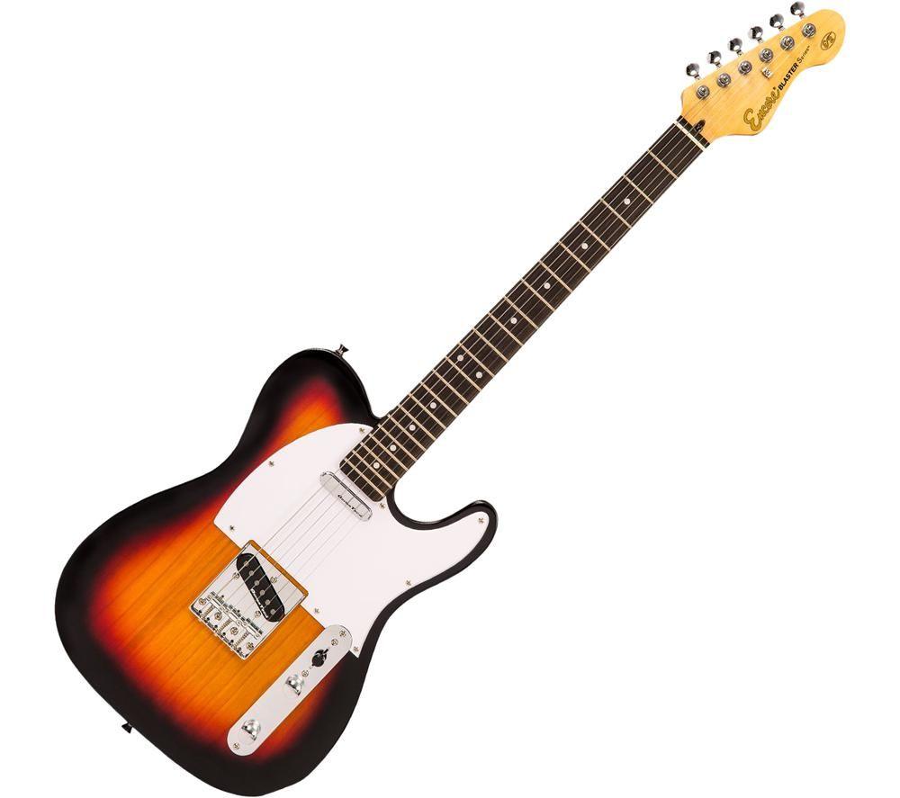 ENCORE Blaster E2SB Electric Guitar - Sunburst, Orange,Red,Black