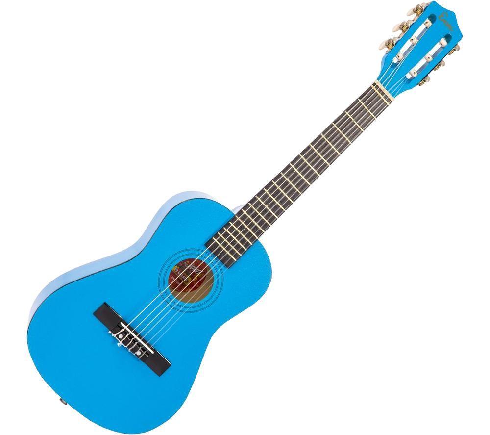 Encore Enc12bloft Acoustic Guitar Bundle - Blue, Blue
