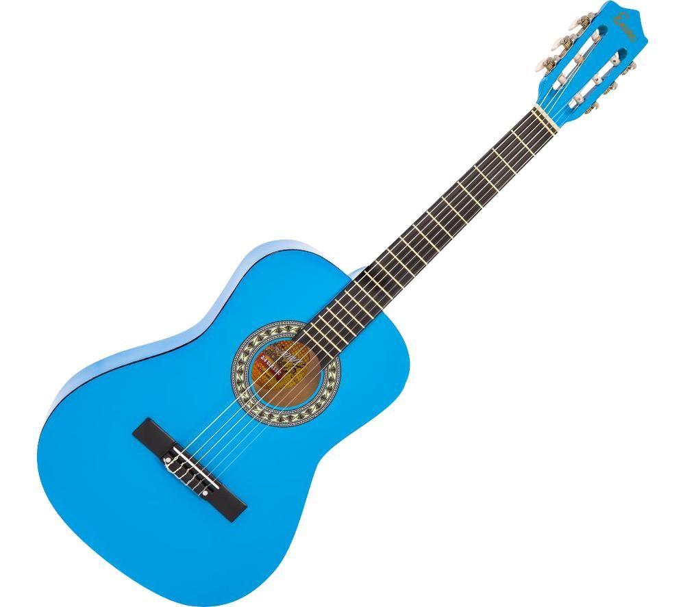 ENCORE ENC34BLOFT Acoustic Guitar Bundle - Blue, Blue
