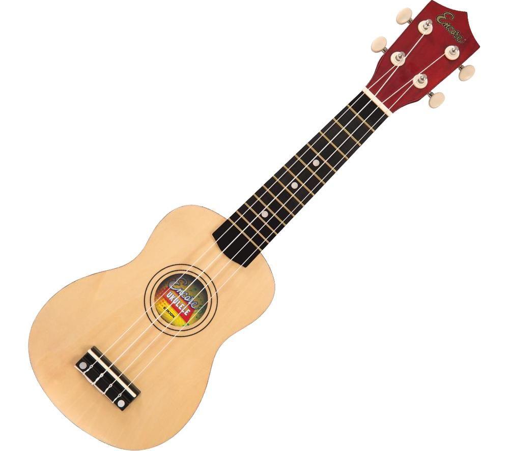 Encore Euk10n Acoustic Ukulele - Natural, Brown