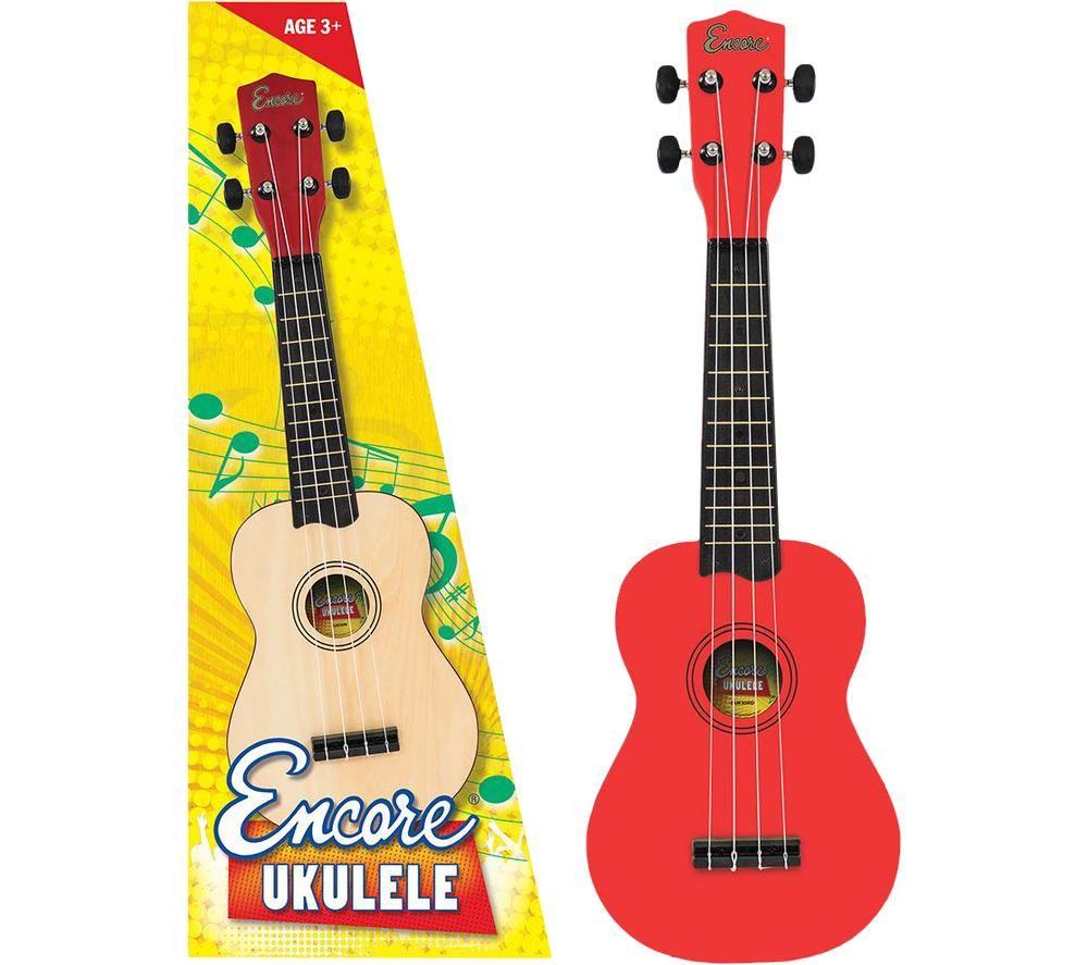 ENCORE EUK10RD Acoustic Ukulele - Red image number 4 of 5