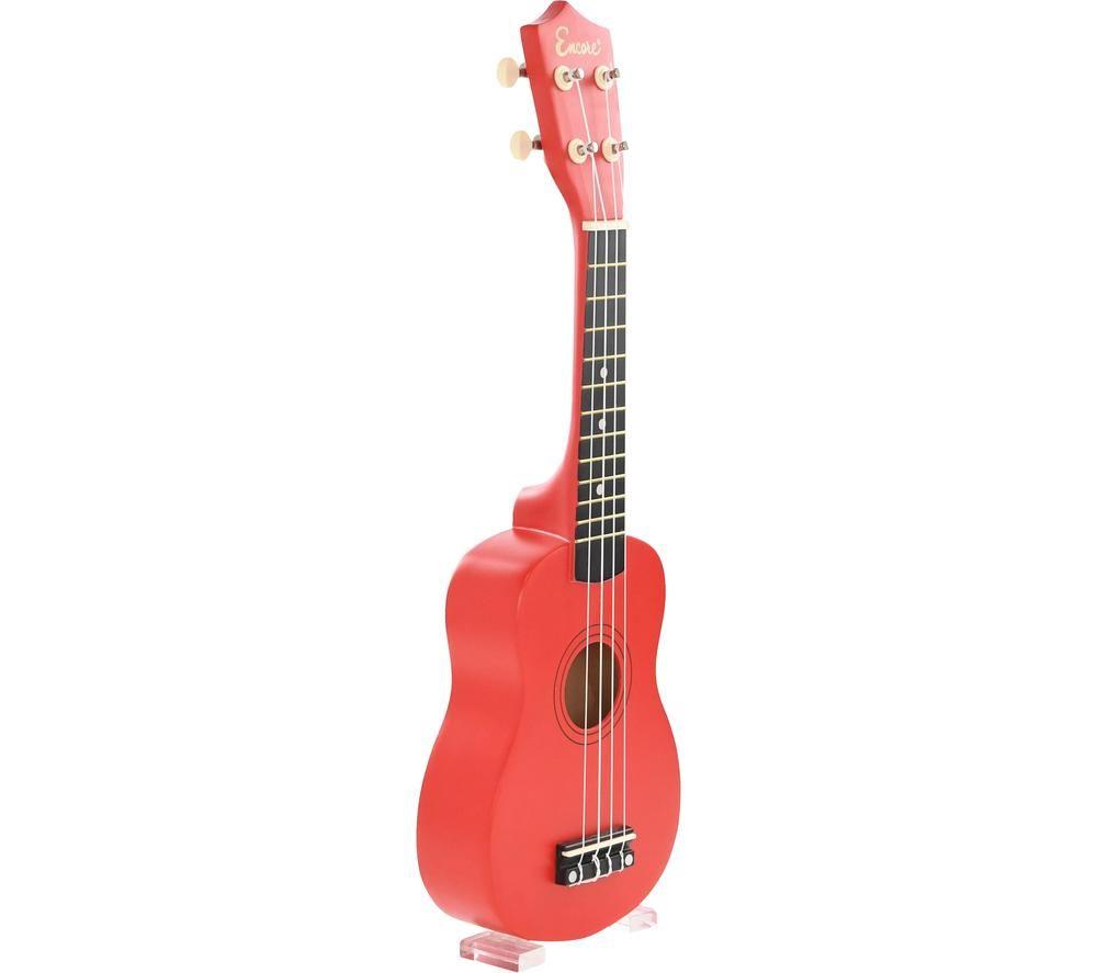 ENCORE EUK10RD Acoustic Ukulele - Red image number 5 of 5