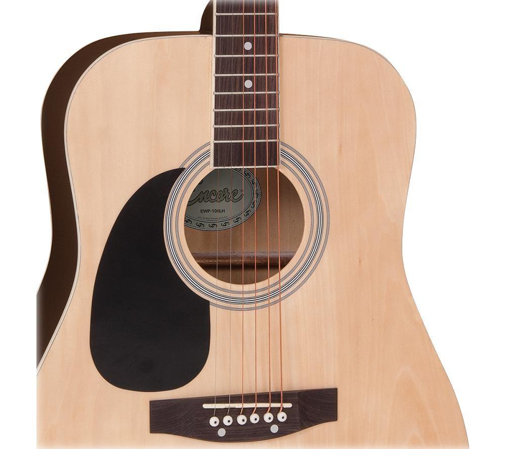 ENCORE EWP-100LH Left-Handed Acoustic Guitar Bundle - Natural image number 2 of 2