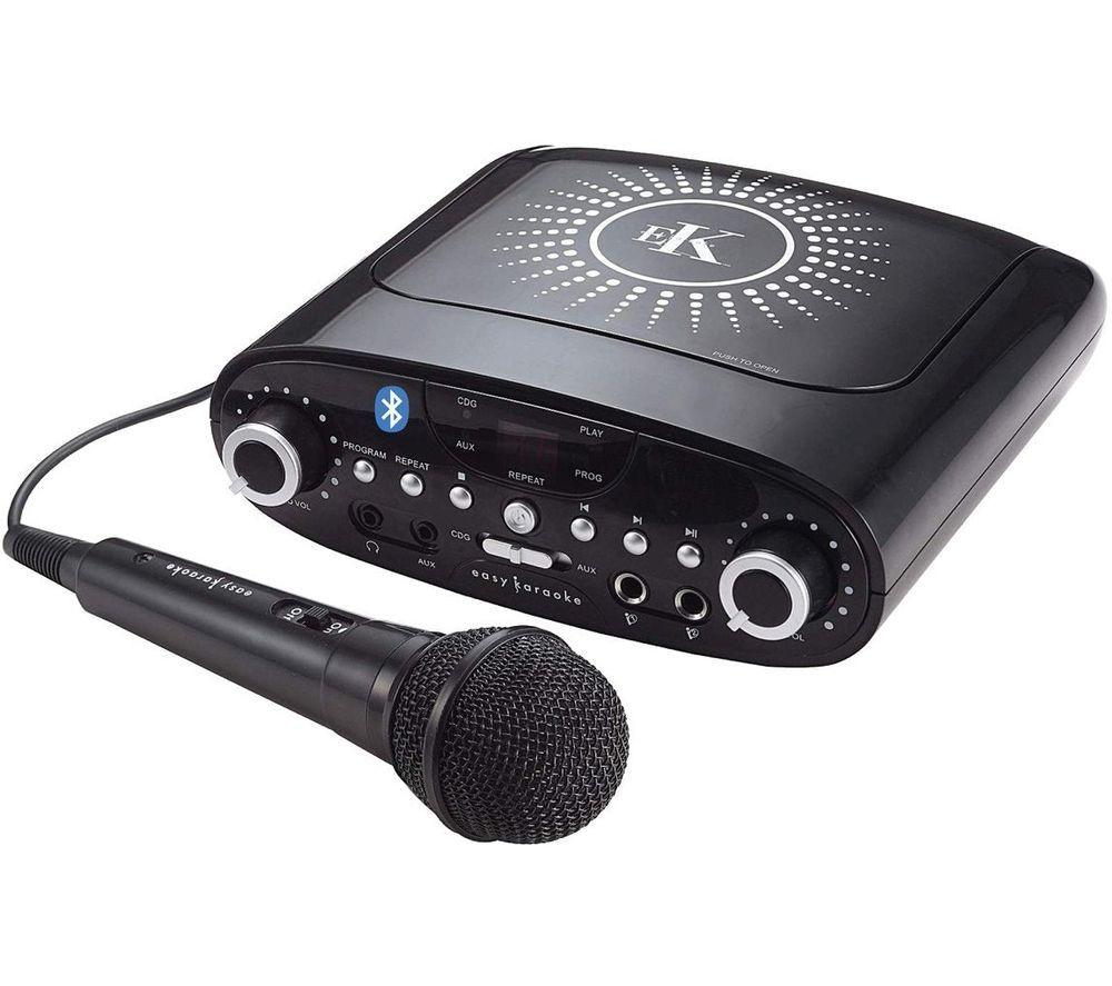 EASY KARAOKE EKG88BBT Bluetooth Karaoke System - Black