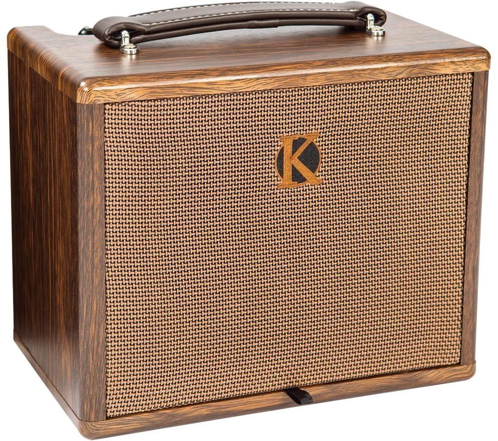 KINSMAN KAA25 25 W Acoustic Guitar Amplifier - Brown image number 2 of 11
