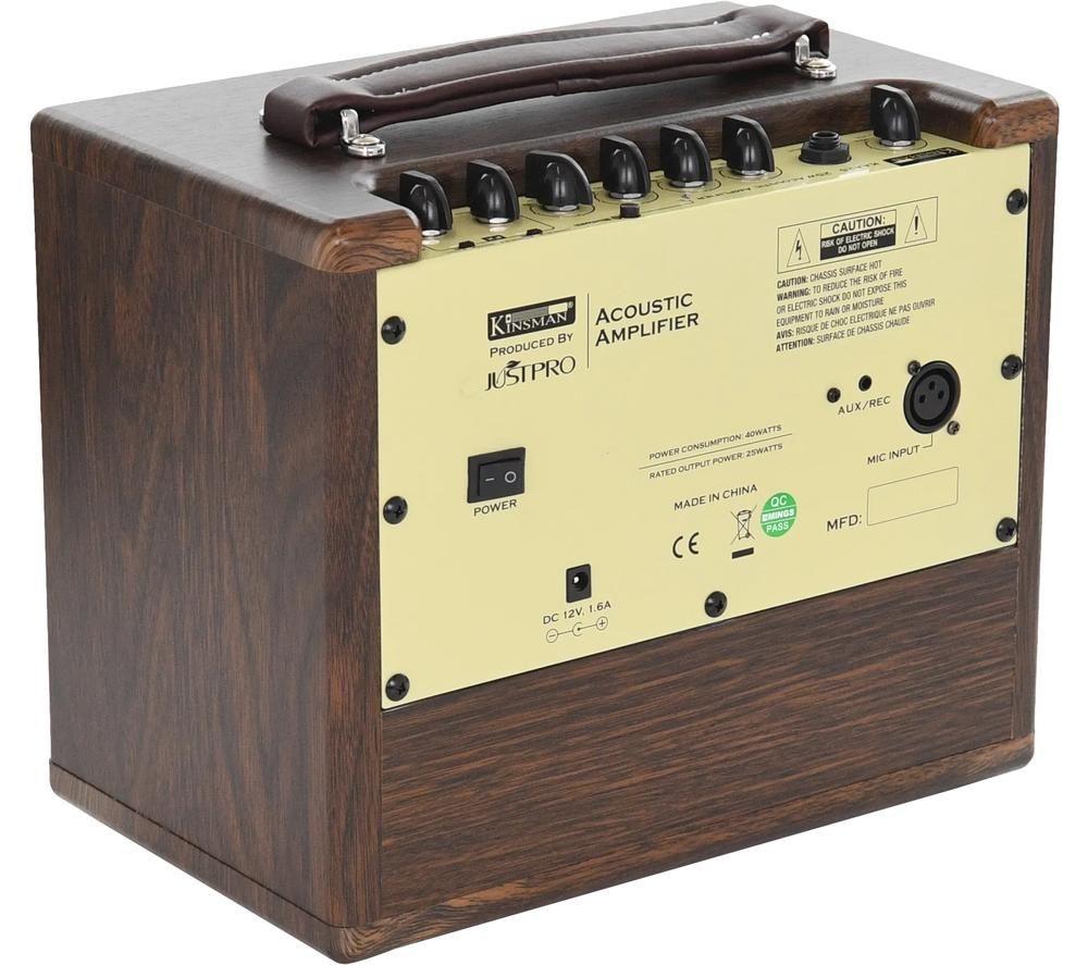 KINSMAN KAA25 25 W Acoustic Guitar Amplifier - Brown image number 11 of 11