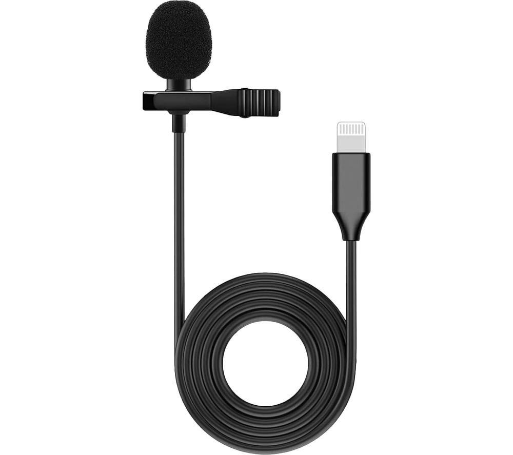 Lavalier Lapel Microphone with Lightning Adapter 