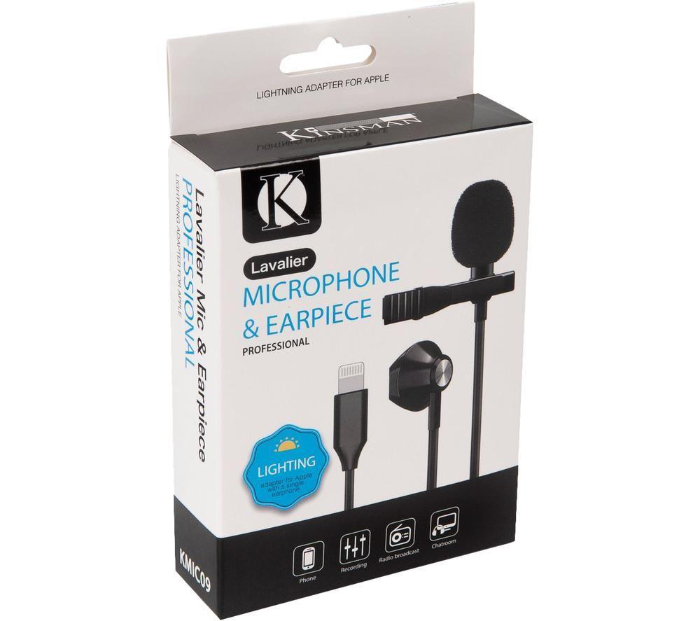 KINSMAN KMIC09 Lavalier Microphone & Earpiece image number 2 of 3