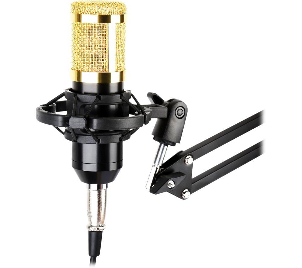 KINSMAN KMICKIT Professional Condenser Microphone Kit - Gold