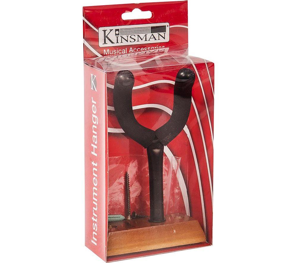KINSMAN KWH2 Ukulele Wall Hanger - Black image number 2 of 2