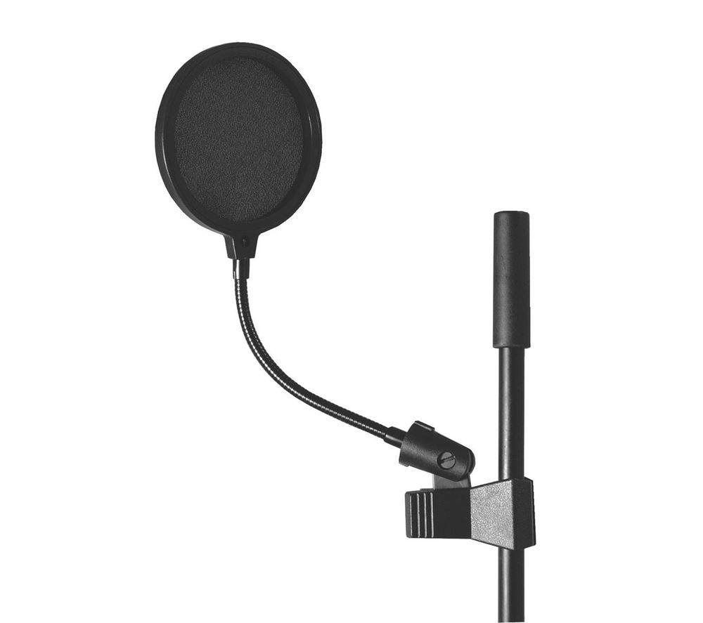 ON STAGE 4" Microphone Pop Shield, Black