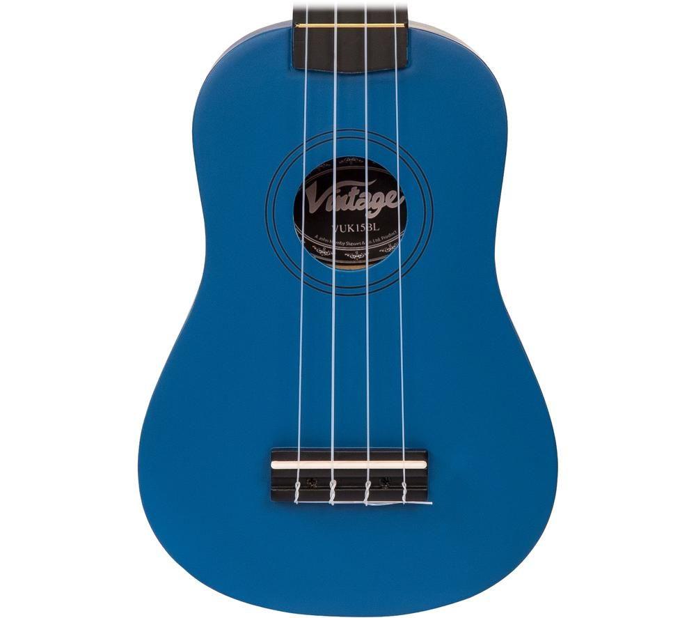 VINTAGE VUK15BL Acoustic Ukulele - Satin Blue image number 6 of 12