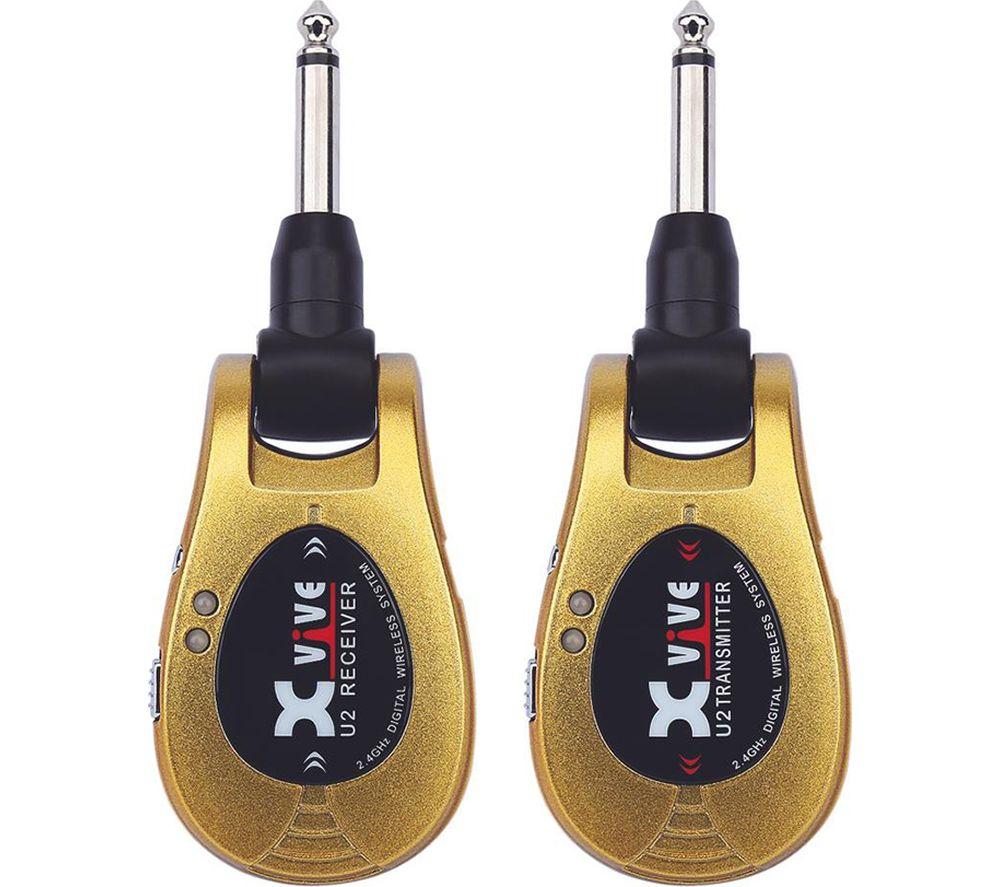 XVIVE XU2GD Wireless Guitar Transmission System - Gold, Gold