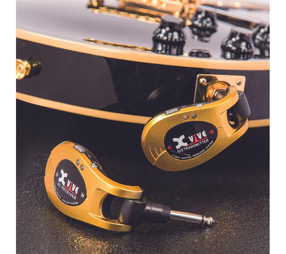 XVIVE XU2GD Wireless Guitar Transmission System - Gold image number 5 of 5