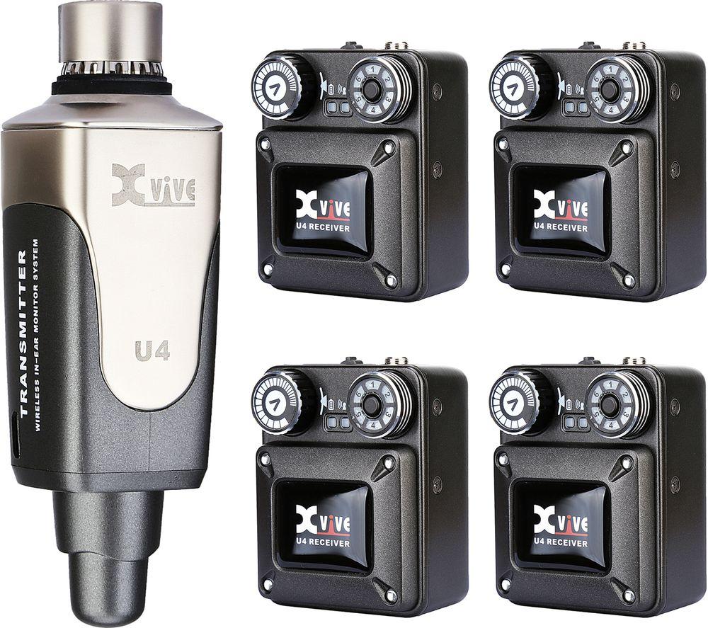Xvive 2.4GHZ WIRELESS IN EAR MONITOR SYSTEM WITH TWO RECEIVERS