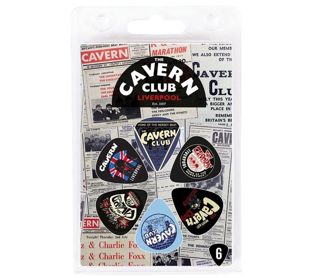 THE CAVERN CLUB CVP65 Press Guitar Pics - Set of 6, Patterned