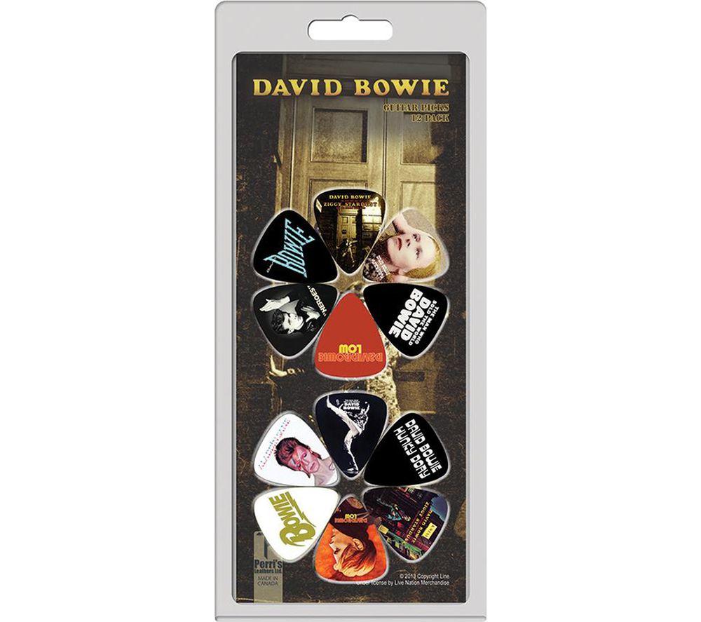 PERRIS David Bowie Covers Guitar Pick Variety Pack - Set of 12, Patterned