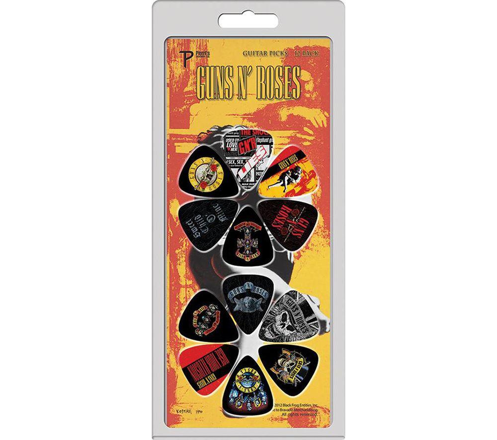 PERRIS Guns n Roses Guitar Pick Variety Pack - Set of 12, Patterned