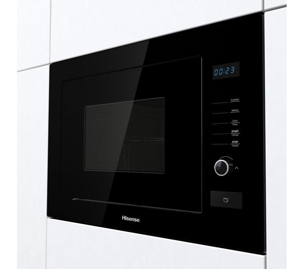 HISENSE HB25MOBX7GUK Built-in Solo Microwave with Grill - Black image number 6 of 9