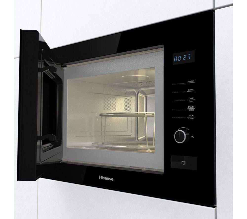 HISENSE HB25MOBX7GUK Built-in Solo Microwave with Grill - Black image number 7 of 9