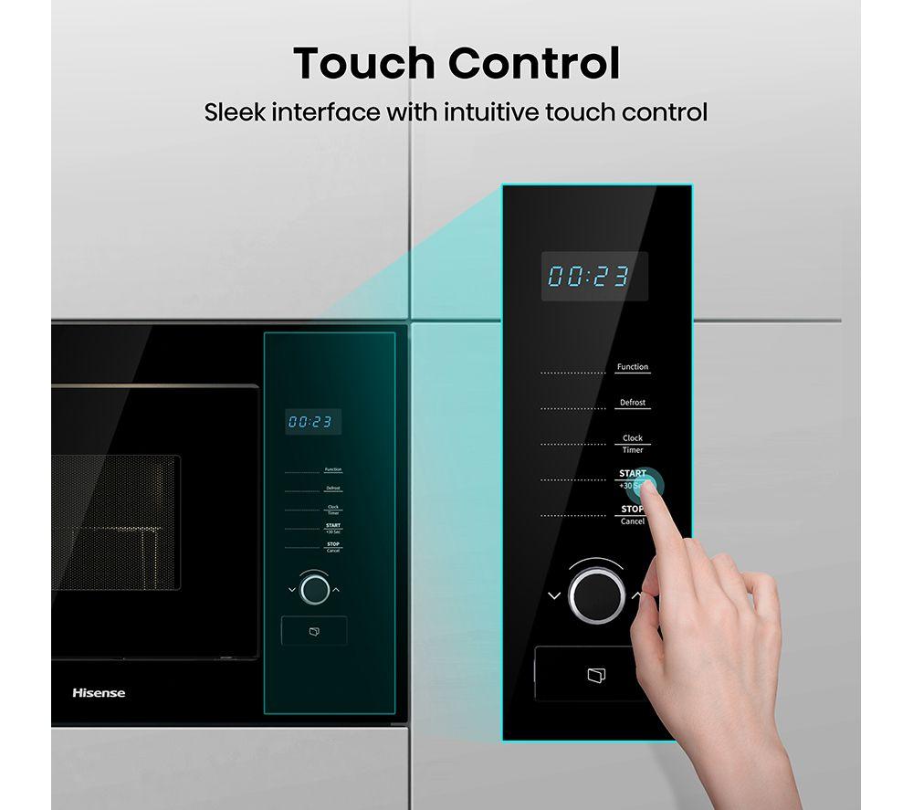 HISENSE HB20MOBX5UK Built-in Solo Microwave - Black image number 3 of 14