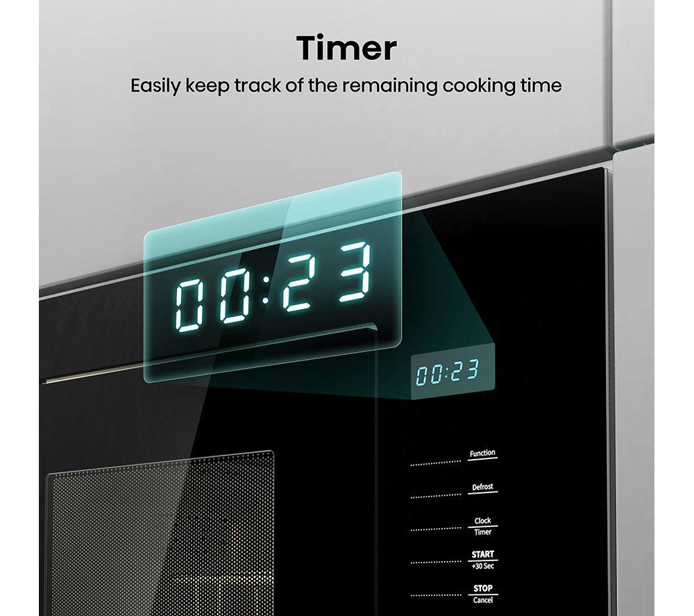 HISENSE HB20MOBX5UK Built-in Solo Microwave - Black image number 7 of 14