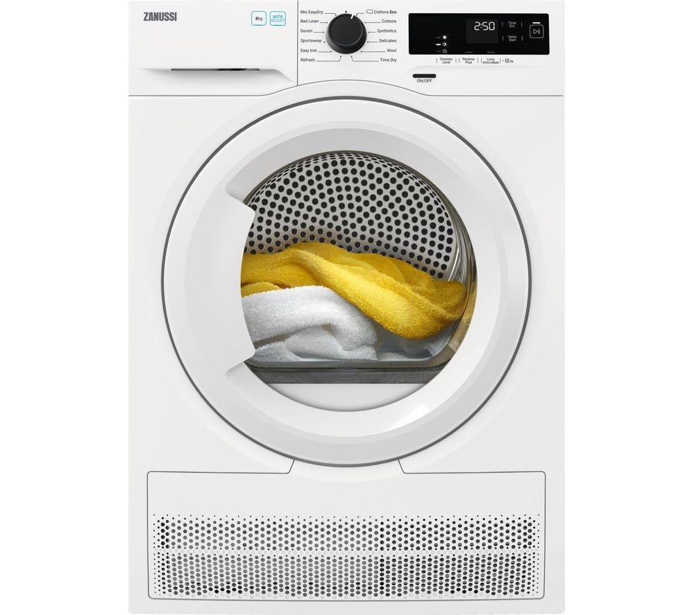 ZANUSSI ZDH87A2PW 8 kg Heat Pump Tumble Dryer review
