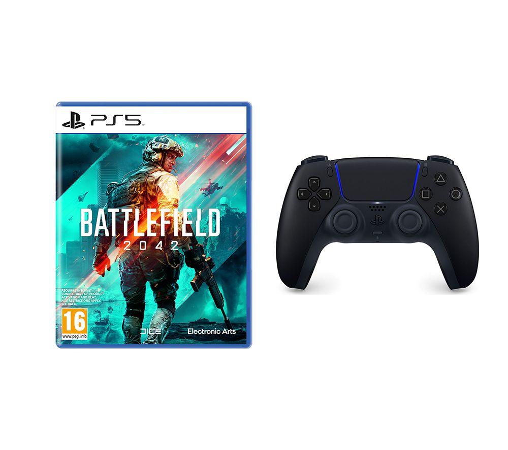 Playstation Battlefield 2042 & Midnight Black DualSense Wireless Controller Bundle - PS5