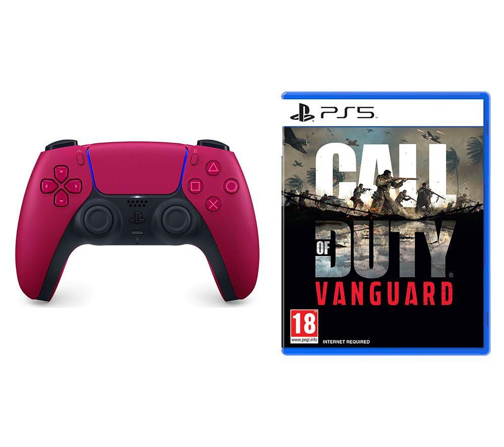 Playstation Call of Duty: Vanguard & Cosmic Red DualSense Wireless Controller Bundle - PS5
