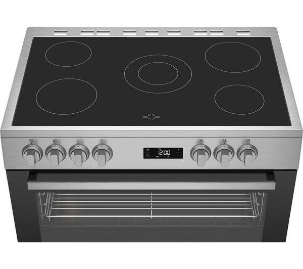 BEKO GF17300GXNS 90 cm Electric Range Cooker - Stainless Steel image number 2