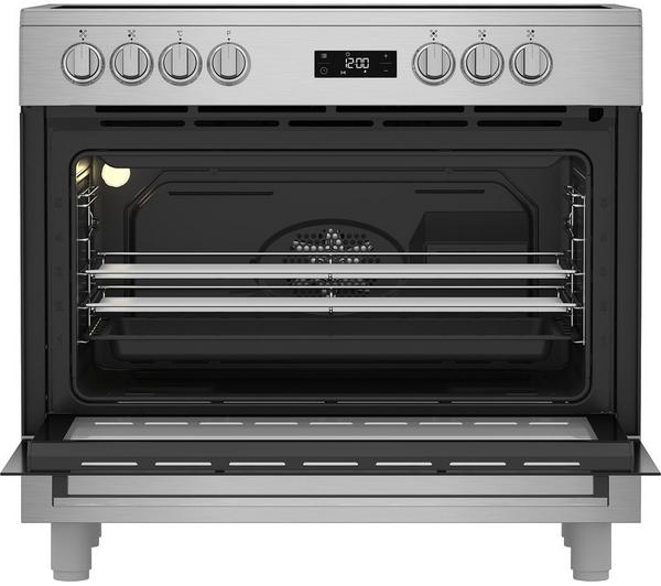 BEKO GF17300GXNS 90 cm Electric Range Cooker - Stainless Steel image number 3