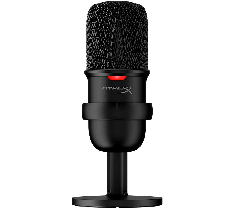 HyperX Quadcast Desktop Microphone, Black/Red - A-Power Computer Ltd.