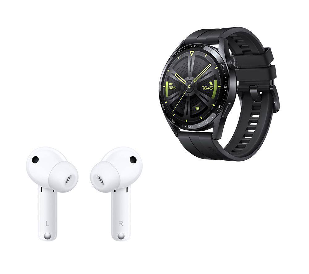 Huawei Watch GT 3 Active & Freebuds 4i Wireless Earbuds Bundle review