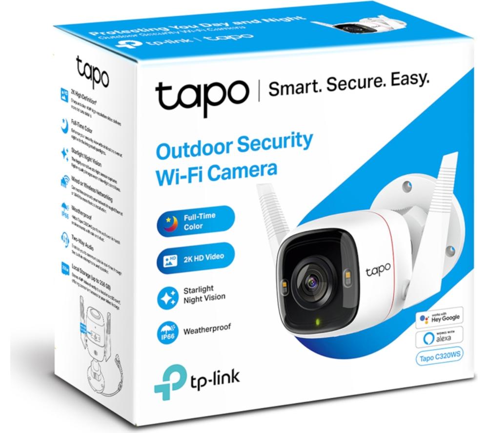 TP-LINK Tapo C320WS 2K WiFi Outdoor Security Camera image number 3 of 14