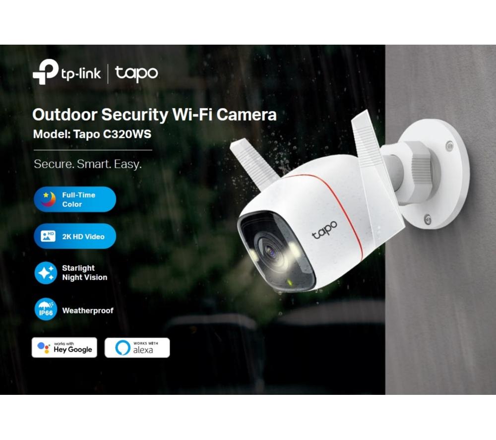 TP-LINK Tapo C320WS 2K WiFi Outdoor Security Camera image number 5 of 14