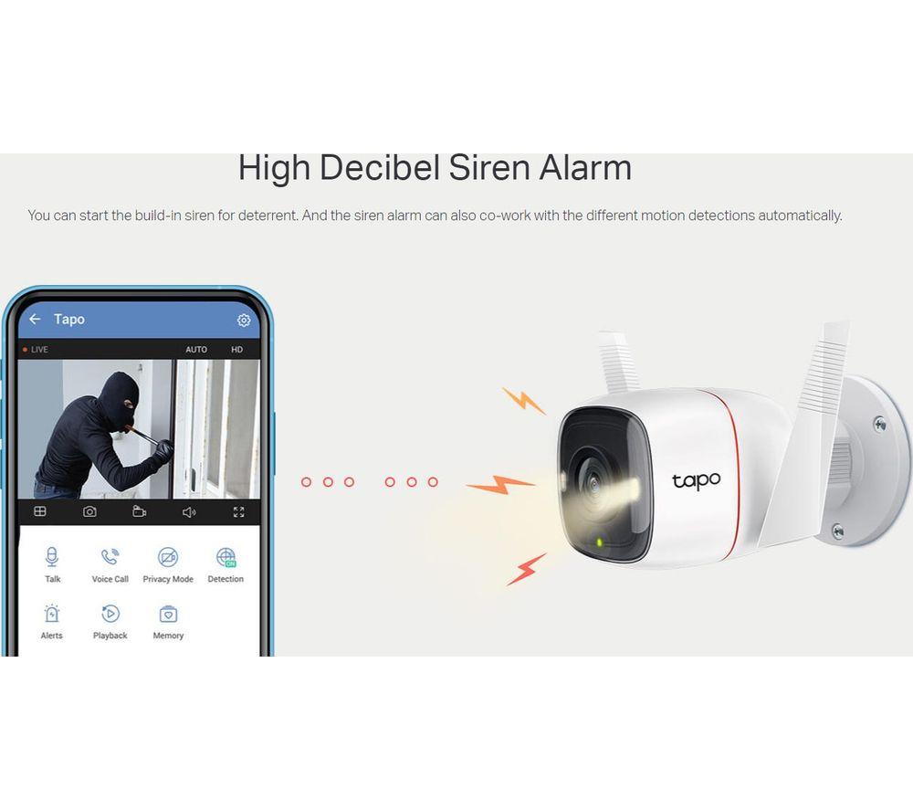 TP-LINK Tapo C320WS 2K WiFi Outdoor Security Camera image number 11 of 14