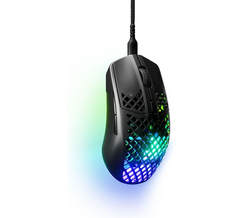 STEELSERIES Aerox 3 2022 RGB Optical Gaming Mouse image number 3 of 5