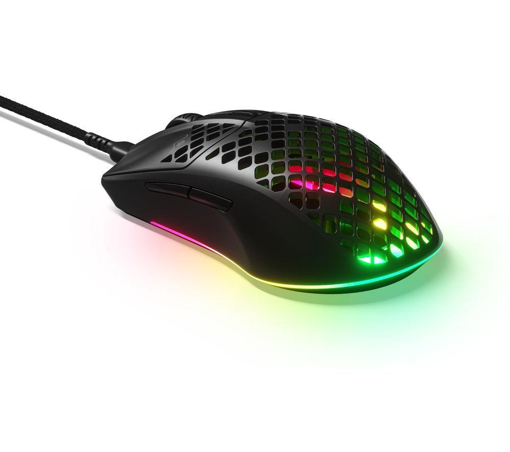 STEELSERIES Aerox 3 2022 RGB Optical Gaming Mouse image number 4 of 5