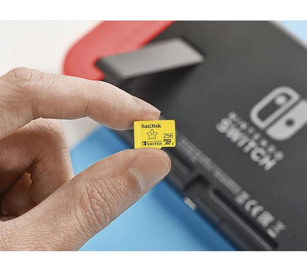 NINTENDO Switch OLED Neon, The Legend of Zelda: Breath of the Wild & SanDisk 256 GB Memory Card Bundle image number 1