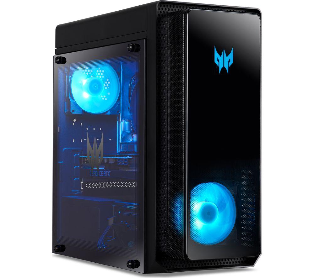 Image of ACER Predator Orion 3000 PO3-640 Gaming PC - Intel®Core i7, RTX 3060, 1 TB HDD & 512 GB SSD, Black