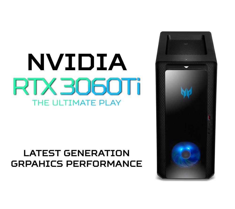 Buy Acer Predator Orion 3000 Po3 640 Gaming Pc Intel Core I5 Rtx 3060 Ti 1 Tb Hdd 256 Gb Ssd Currys