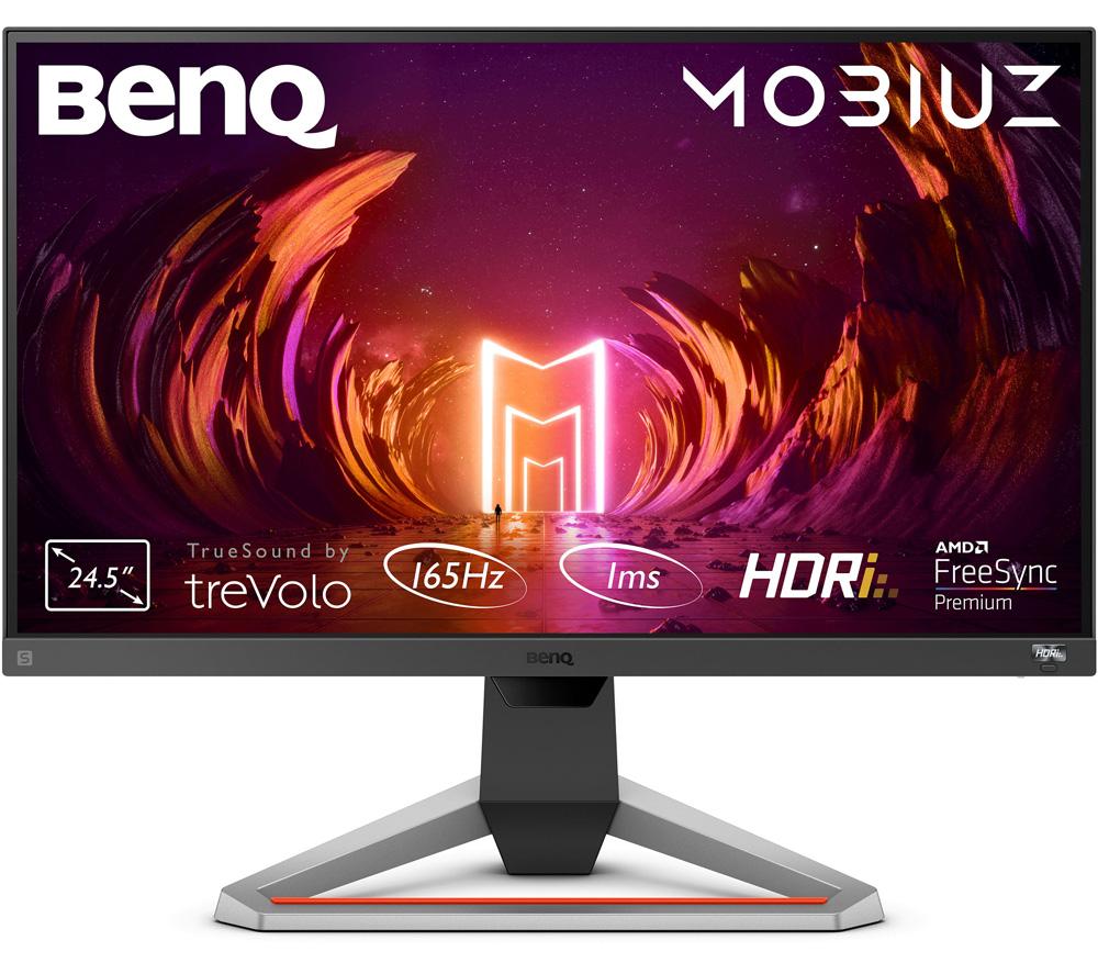 Image of BENQ Mobiuz EX2510S Full HD 24.5" IPS Gaming Monitor - Dark Grey, Silver/Grey