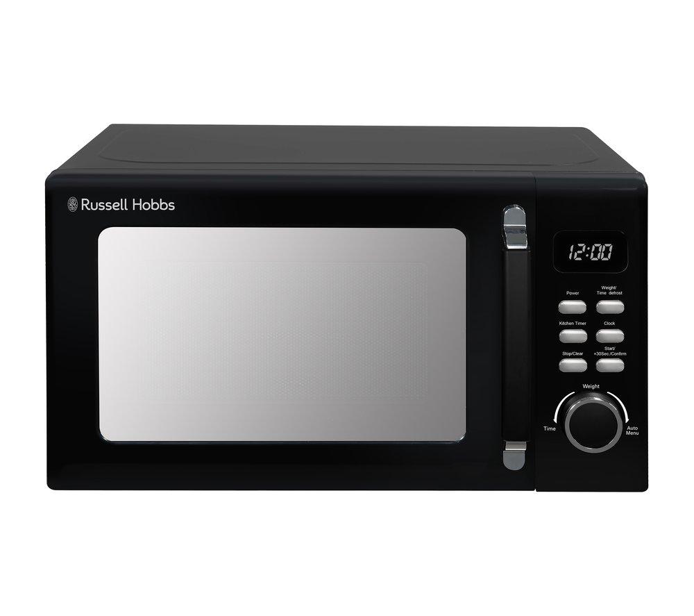 RUSSELL HOBBS Stylevia RHM2026B Compact Solo Microwave - Black