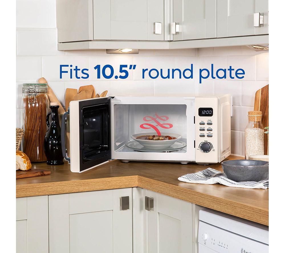 RUSSELL HOBBS Stylevia RHM2026C Compact Solo Microwave - Cream image number 5 of 9