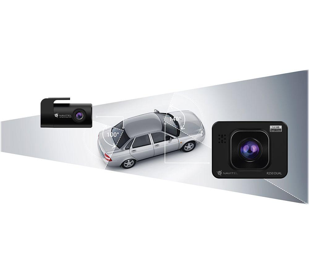 NAVITEL R250 Dual Full HD Front & HD Rear Dash Cam - Black image number 6 of 9