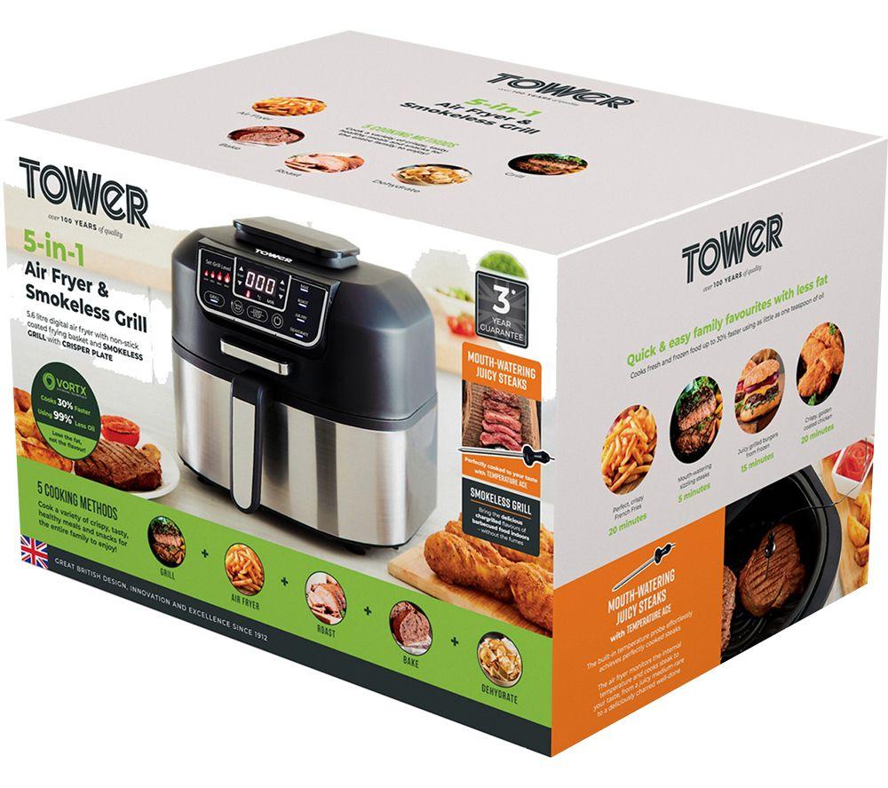 TOWER Vortx T17086 Air Fryer - Black image number 3 of 5