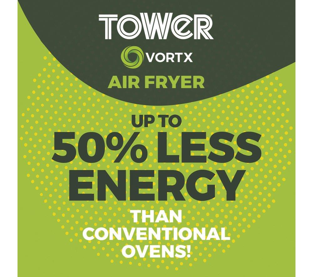 TOWER Vortx T17086 Air Fryer - Black image number 5 of 5