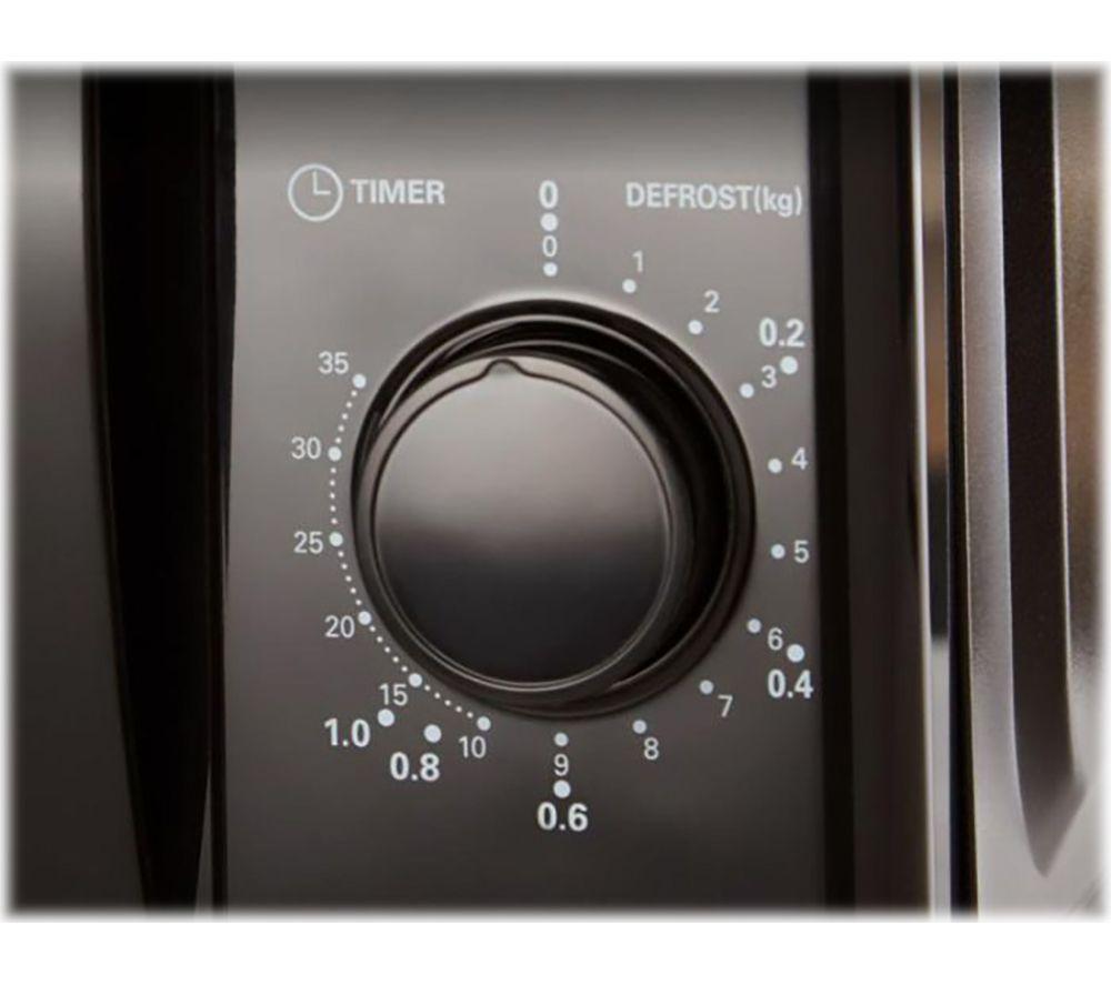 TOWER T24034BLK Solo Microwave - Black image number 7 of 8